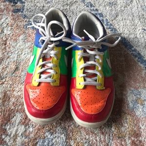 Rainbow Nike sneakers